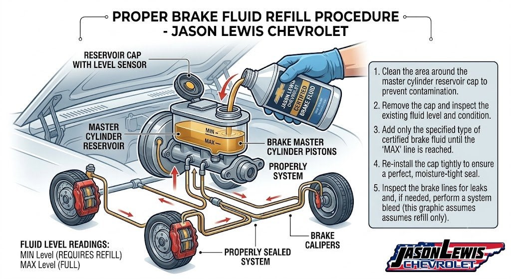 Chevrolet brake fluid service
