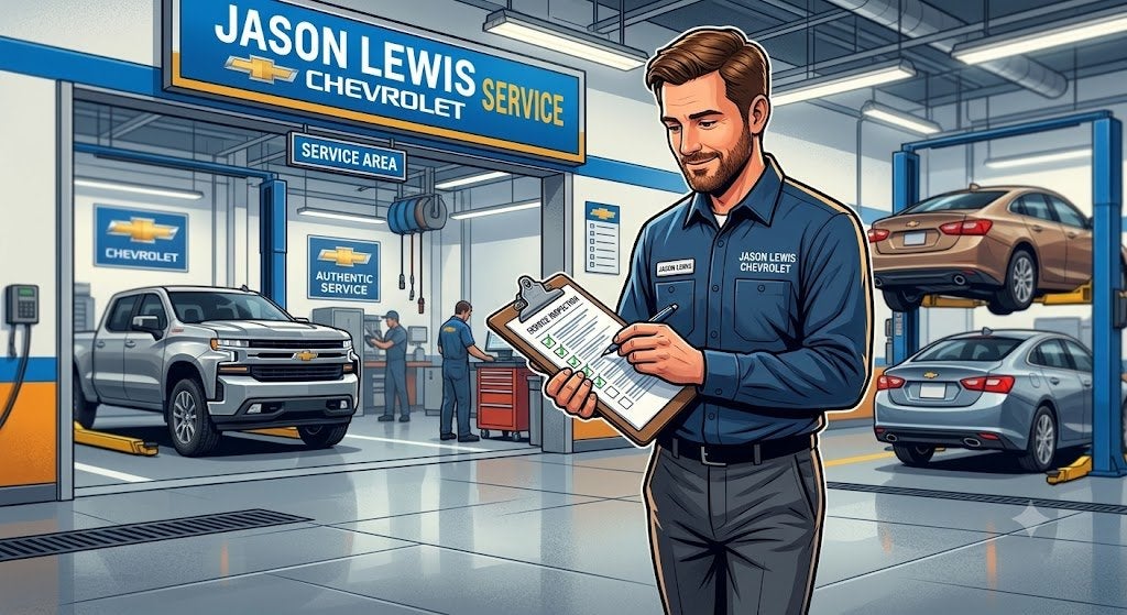 Chevrolet brake inspection