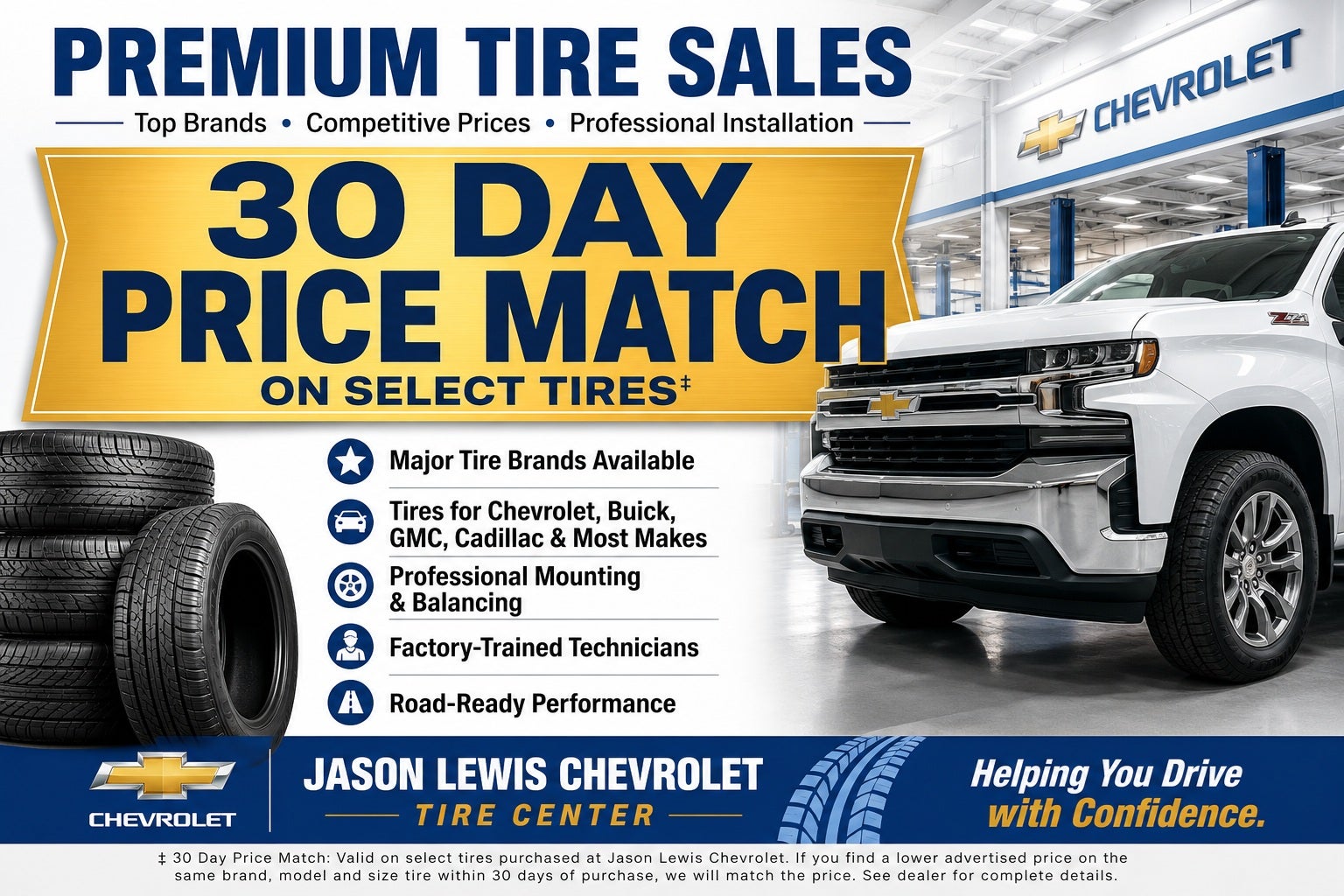 Chevrolet Tire Sales Near Crossville TN