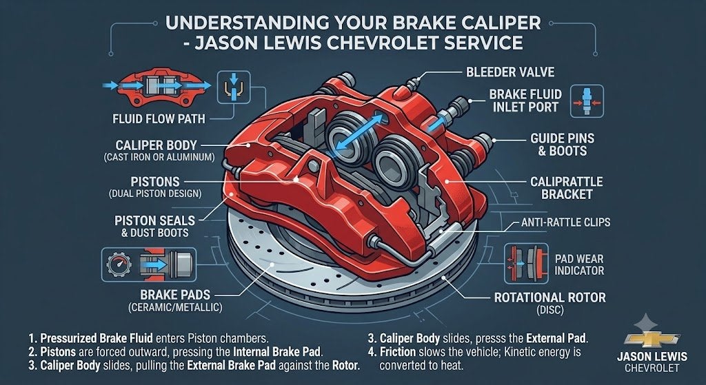 Brake Caliper Service for Chevrolet Cars, Trucks, and SUVs