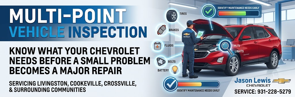 Chevrolet Multi-Point Vehicle Inspection for cars, trucks, and SUVs