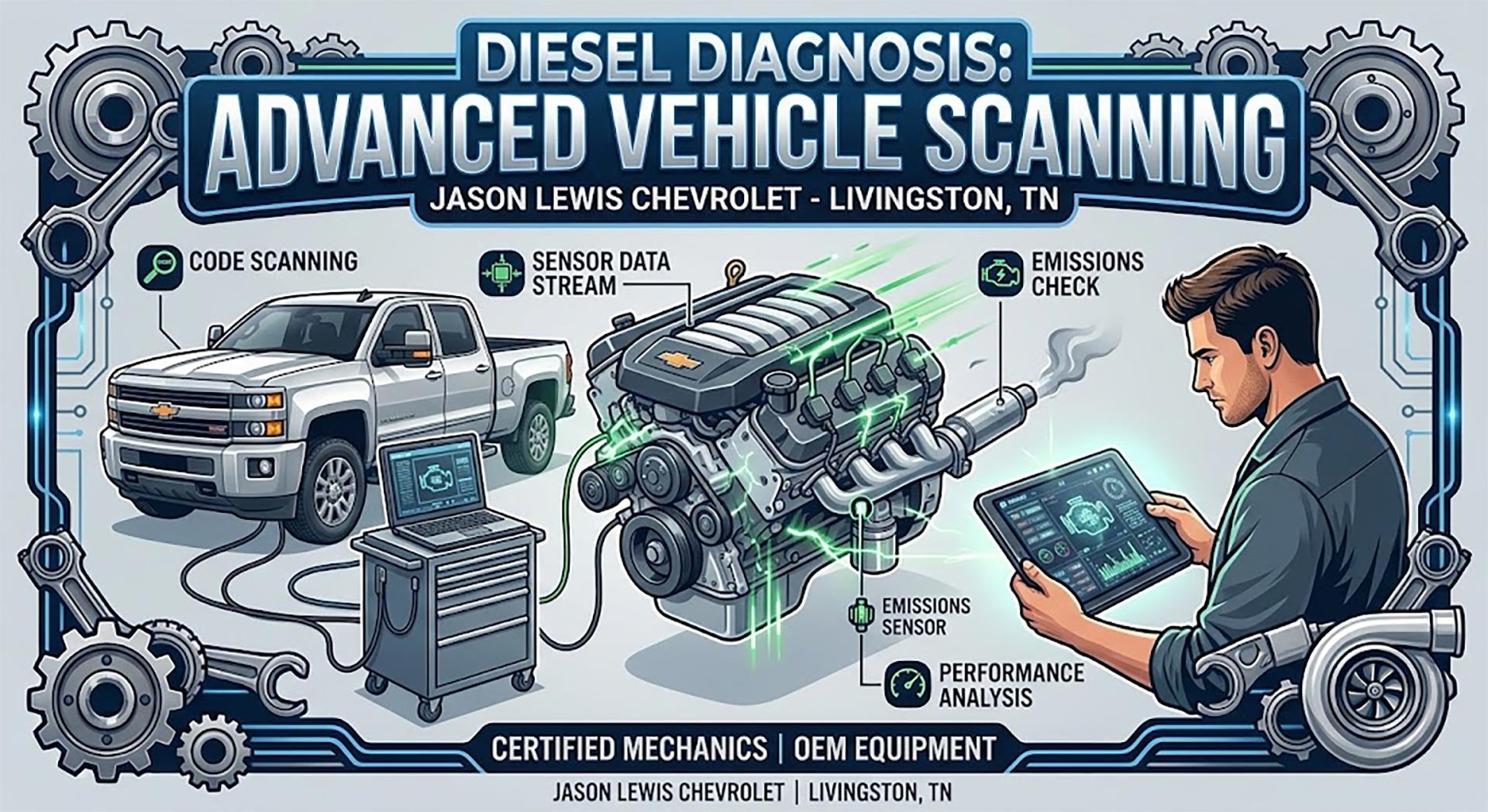 Jason Lewis Chevrolet - Chevrolet Diesel Diagnostic Service in LIVINGSTON