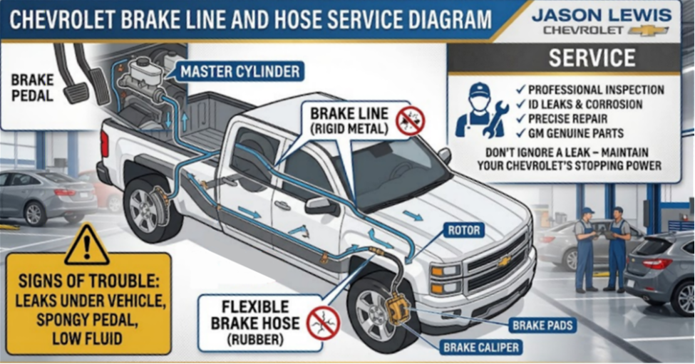 Chevrolet Brake Line and Hose Service
